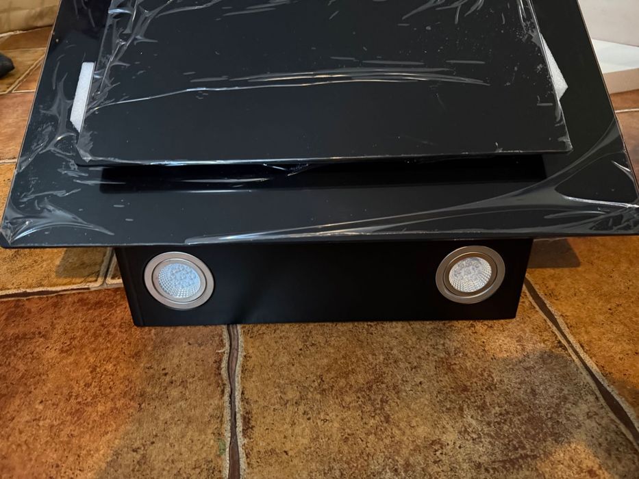 Okap czarny szklany Faber Kikka BK A60