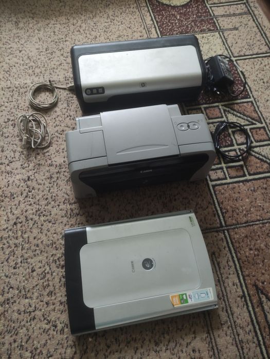 Принтеры HP Canon + сканер Canon комплектом