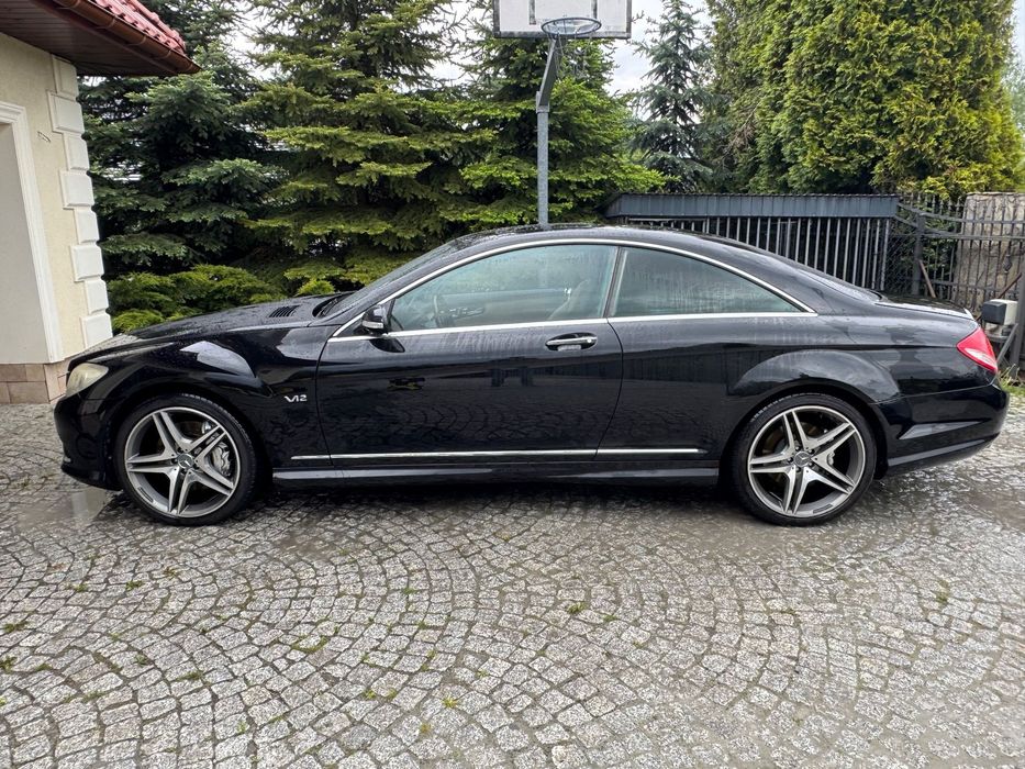 Mercedes-Benz CL ZAMIIANA -TAŃSZY V12 AMG DESIGNO Noktowizor Radar Alkantara Af20