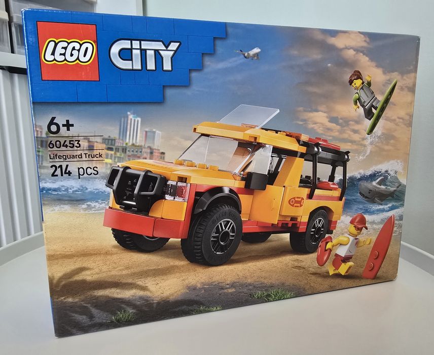 Nowe LEGO 60453 City Furgonetka ratowników plażowych