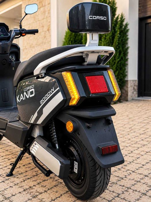Corso Kano 2000W 30 a Lifepo4/30A 72v 2026 електроскутер Чорний