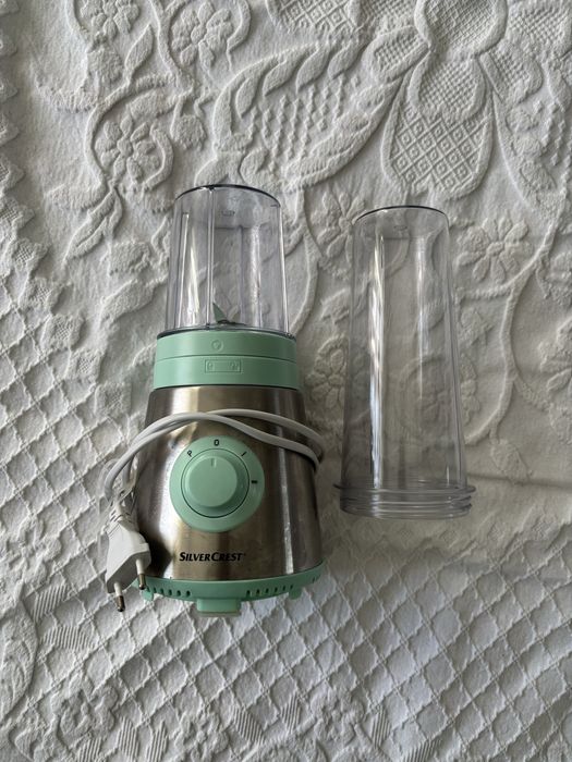 triturador de alimentos silvercrest com dois copos