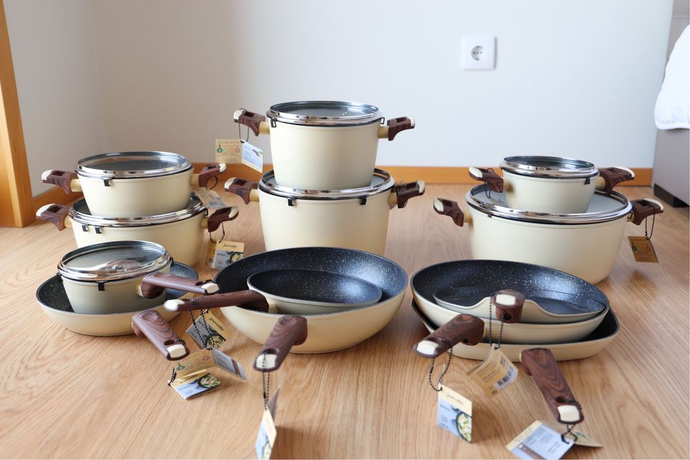 Conjunto Tachos, frigideiras Jomafe (Apolo)