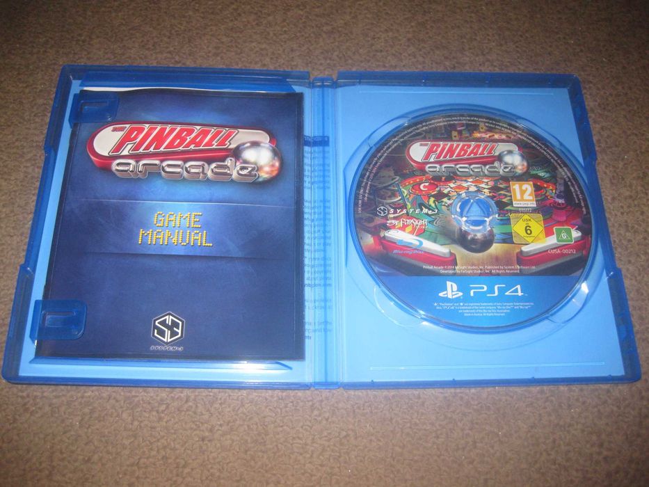 Jogo "Pinball Arcade" para a Playstation 4/Impecável!