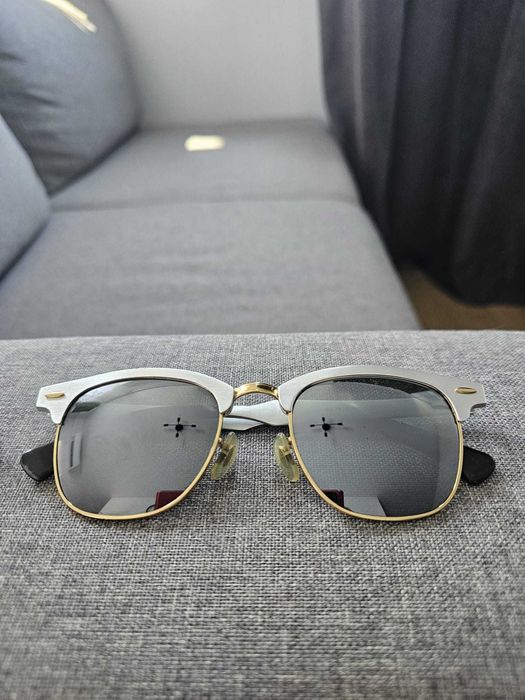 Ray Ban Clubmaster RB3507 in Silver Aluminum