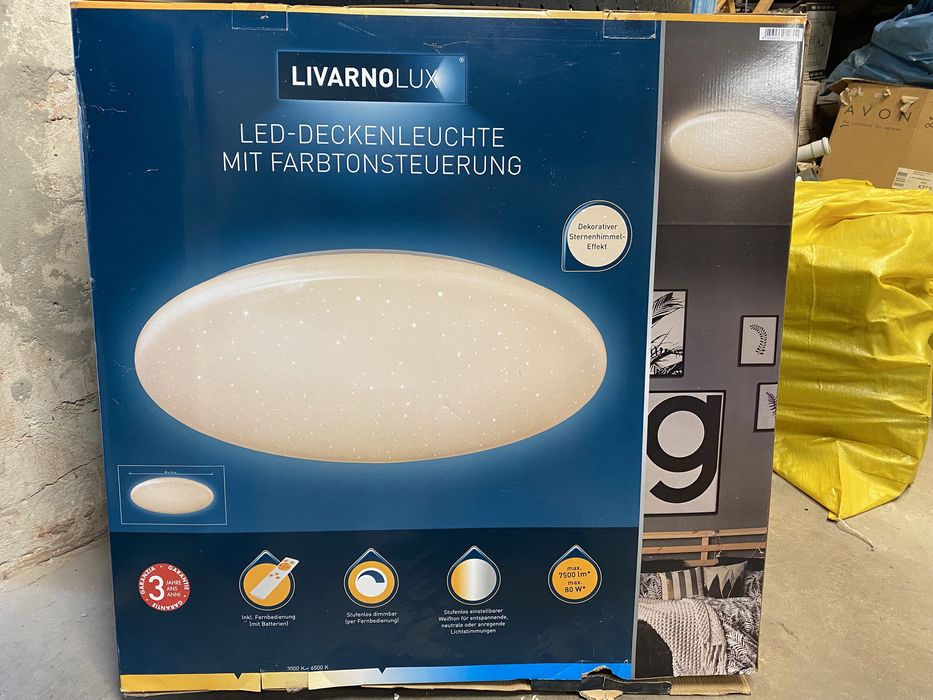 Livarno Home lampa sufitowa z efektem nieba NOWA
