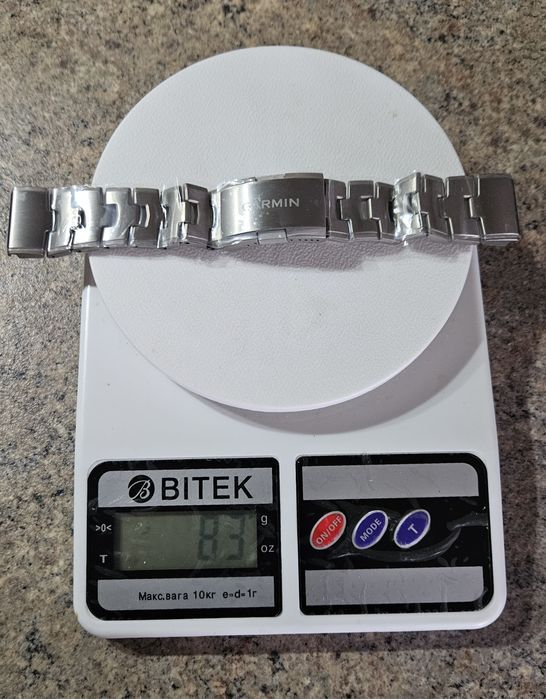 Титановый ремешок garmin 22-26мм