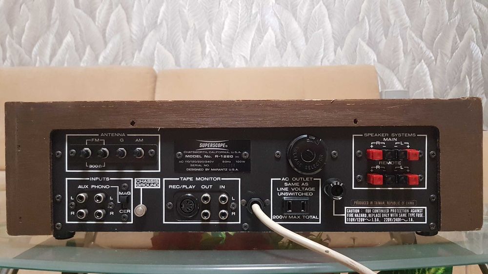 Усилитель/ресивер Superscope/Marantz/R-1220 stereo made in USA/TAIWAN
