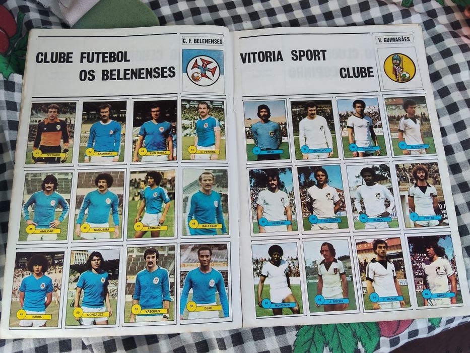 Caderneta futebol 80