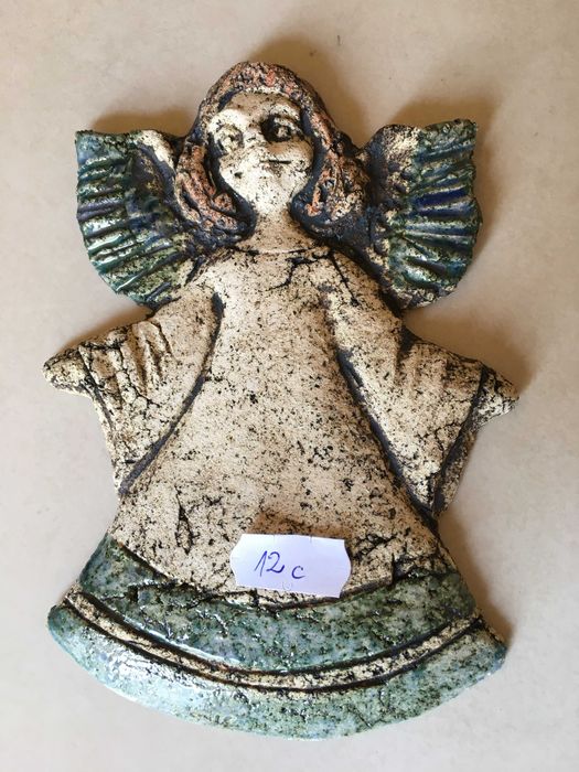 laleczka aniołek figurka ceramika