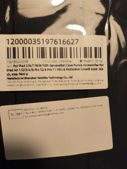 Capa iPad mini 6/7 nova