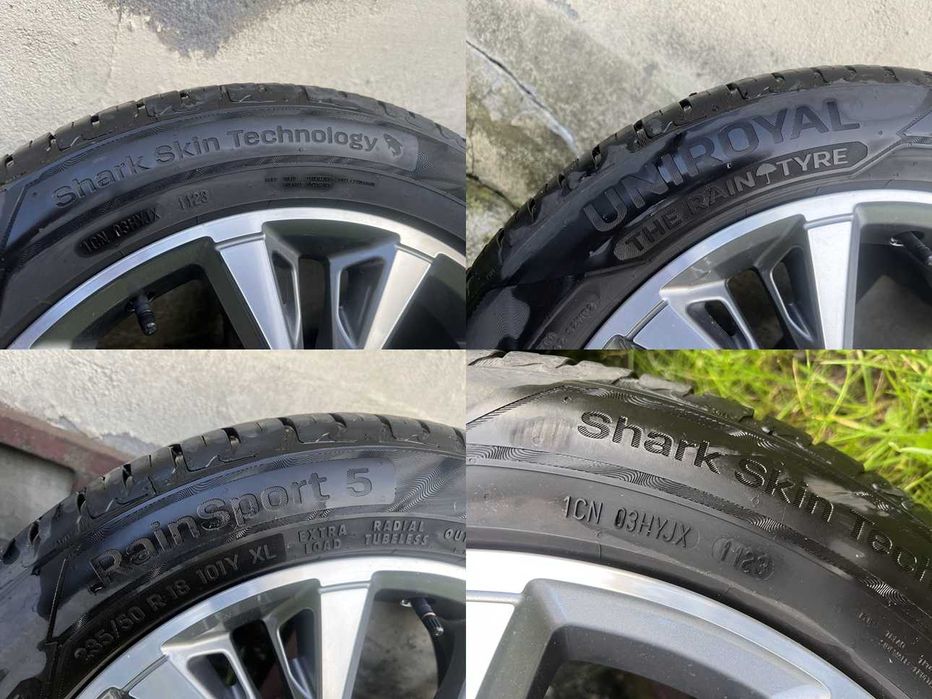 5x108 18 cali Ford St-line Kuga S-Max 235/50/18 Uniroyal 2023r 8mm