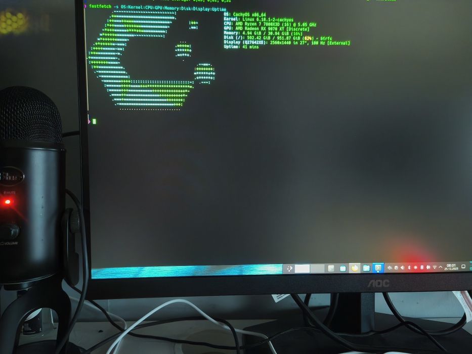 KOMPUTER GAMINGOWY|Ryzen 7 7800X3D|Sapphire Radeon Rx 9070 XT|32GBDDR5