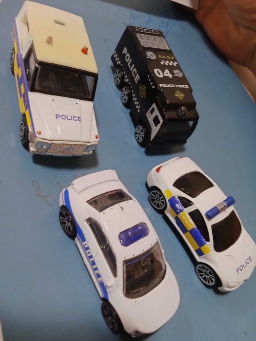 miniaturas carros policia