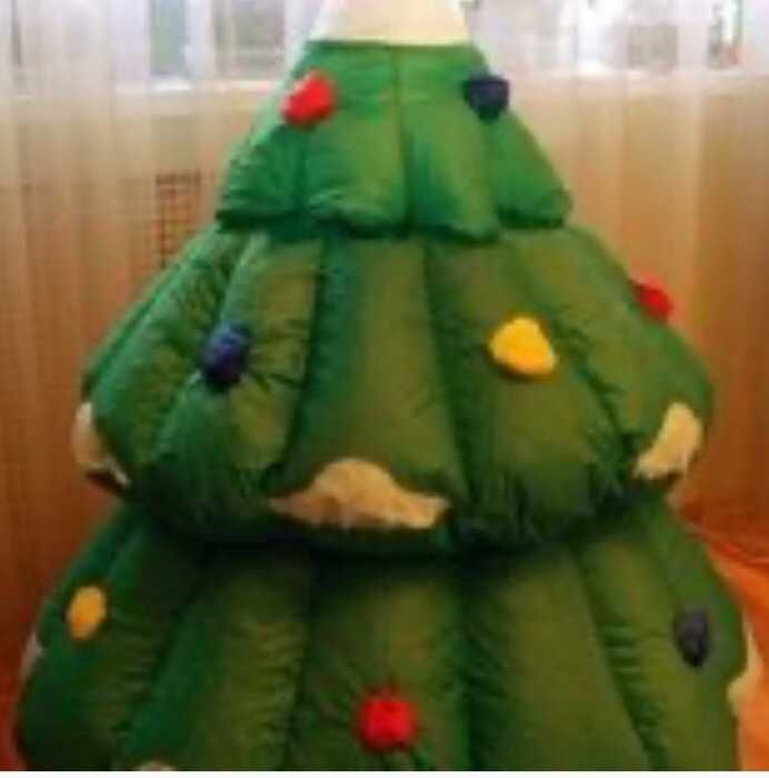 Цена 2019 года Большая надувная Елка Сантой Дедом Морозом  подарок