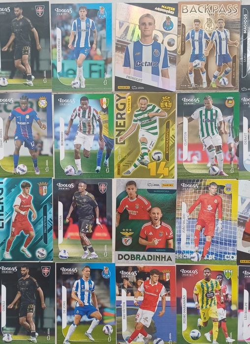 Cromos e Caderneta Novos