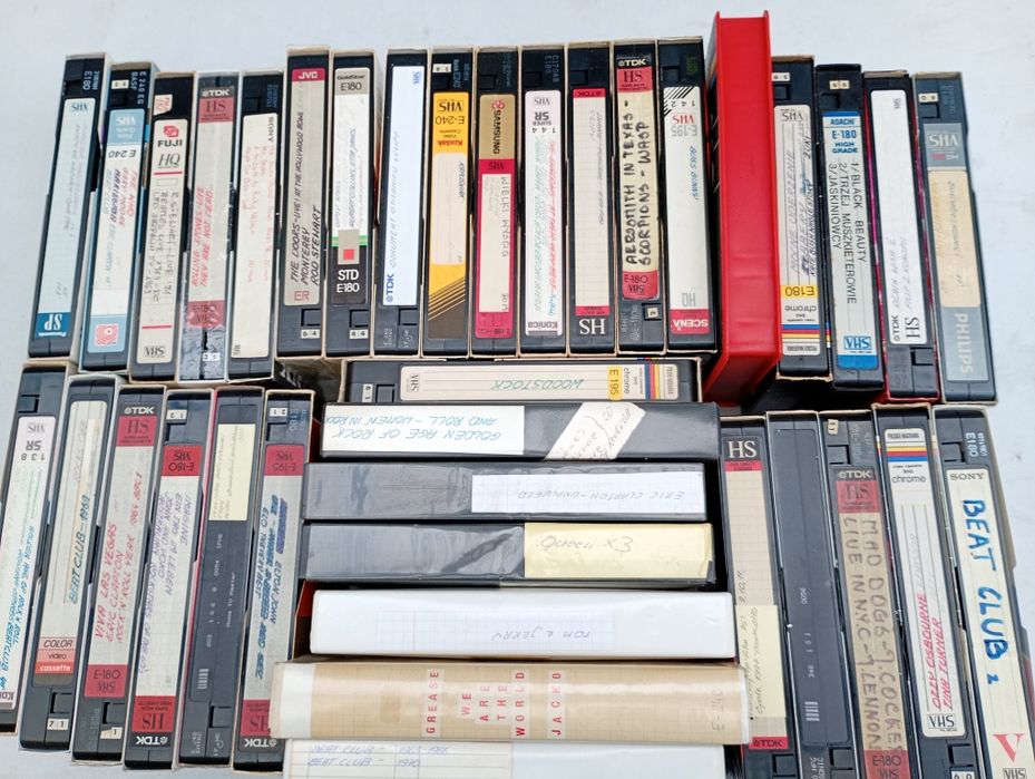 Kasety VHS 37 sztuk