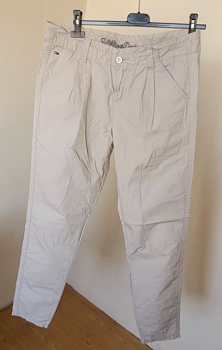 Tommy Hilfiger roz M L Nowe damskie spodnie z wysokim stanem