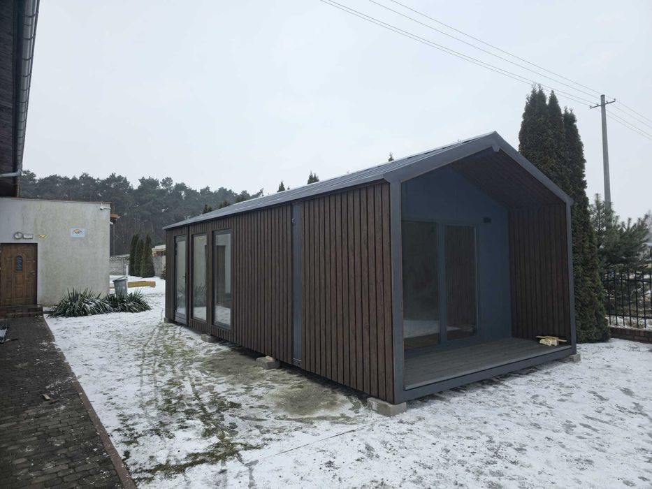 Pawilon całoroczny domek kontener usługowy handlowy biurowy