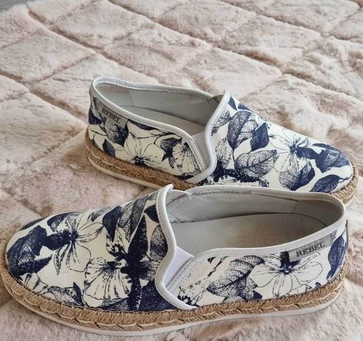 Skórzane espadryle Hogan Rebel 35,5