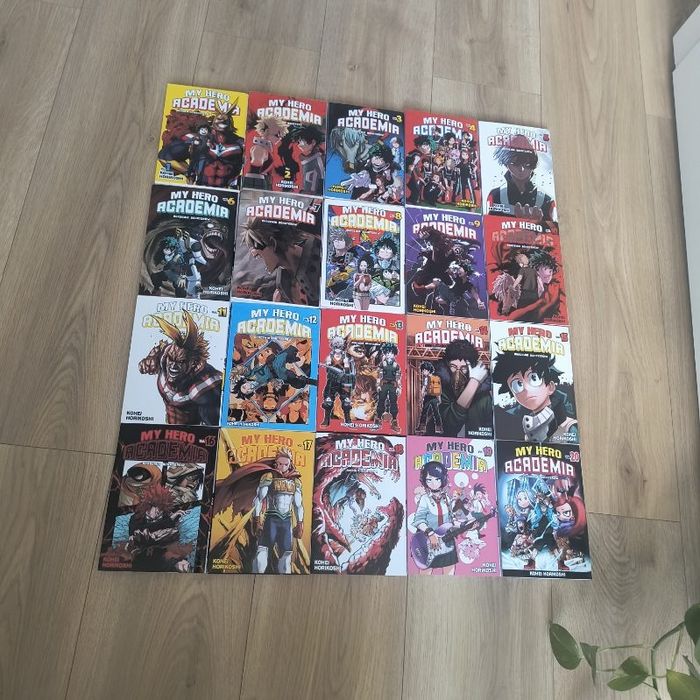 Mangi ,,My Hero Academia" części 1-20