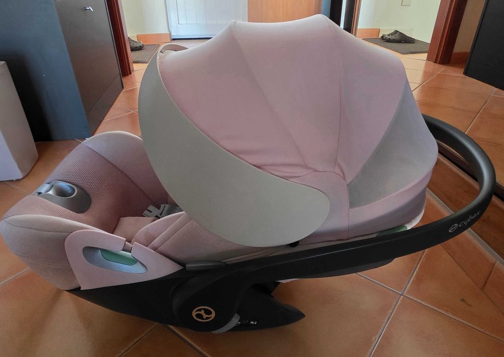 Cadeirinha Cybex Cloud T i-Size rosa com Garantia até 2027!!!