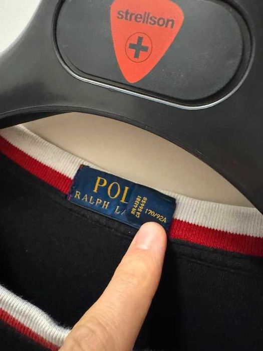 Bluza Polo Ralph Lauren Big P Logo Black Sweatshirt S