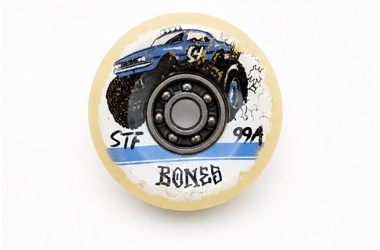 Rodas Bones STF V5 Sidecut 54mm 99A + Rolamentos Bones Reds
