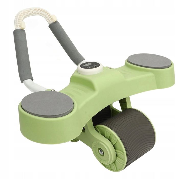 Podwójne okrągłe kółka do ćwiczeń brzucha Roller Home, niebieski