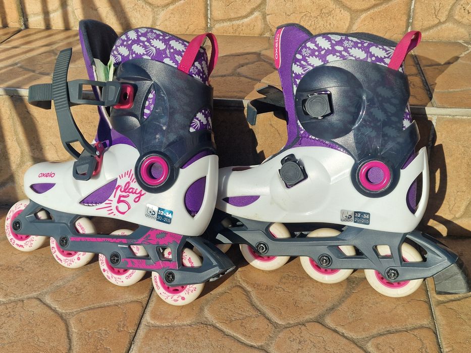 Rolki Oxelo rozmiar regulowany 32-34