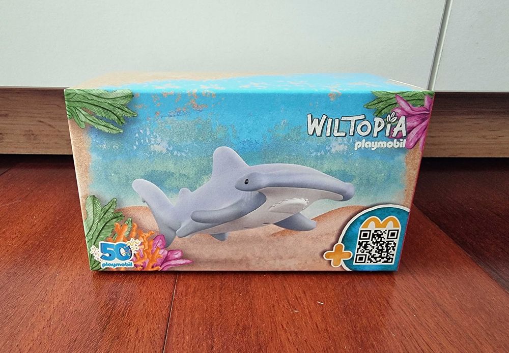 Brinquedo Wiltopia Playmobil tubarão-martelo