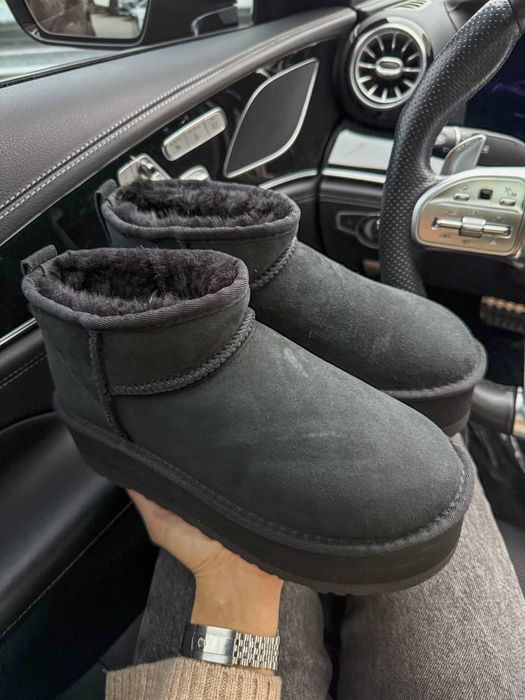 !!!АКЦІЯ!!!Ugg Classic Ultra Mini Platform XL Black