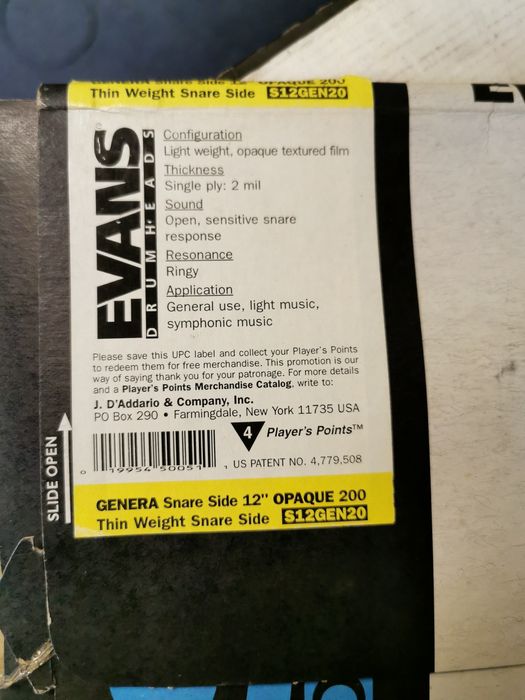 Peles EVANS e PREMIER