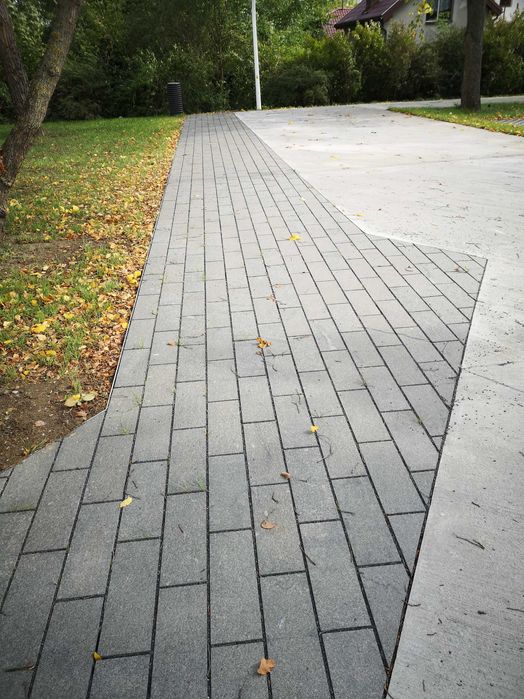 PROMOCJA ! Kostka brukowa Granitowa CZARNA cięta płomieniowana!!