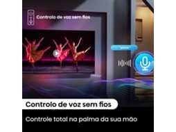 TV HISENSE 43", Smart TV, modelo 43A6N, 4K Ultra HD. Altifalantes Redução de ruídos. Guia de voz. Controle remoto. Com caixa original para transporte.