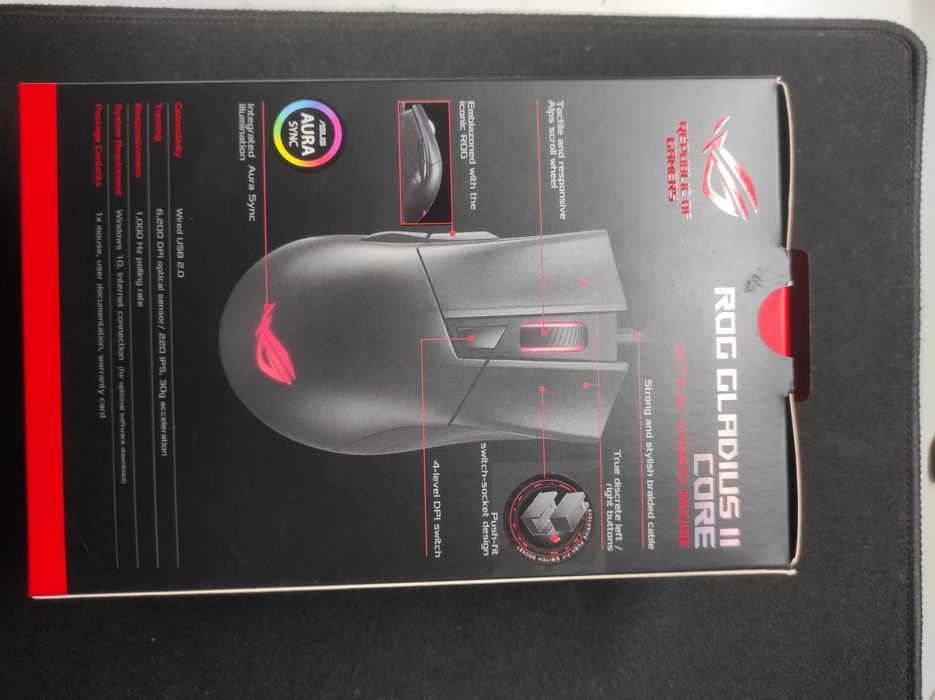 Rato Gaming [Asus ROG Gladius II] - Ótimo ESTADO