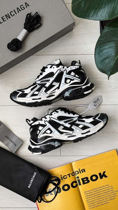 !!WOW!! Кросівки Balenciaga Runner Black White | кроссовки баленсиага ранер
