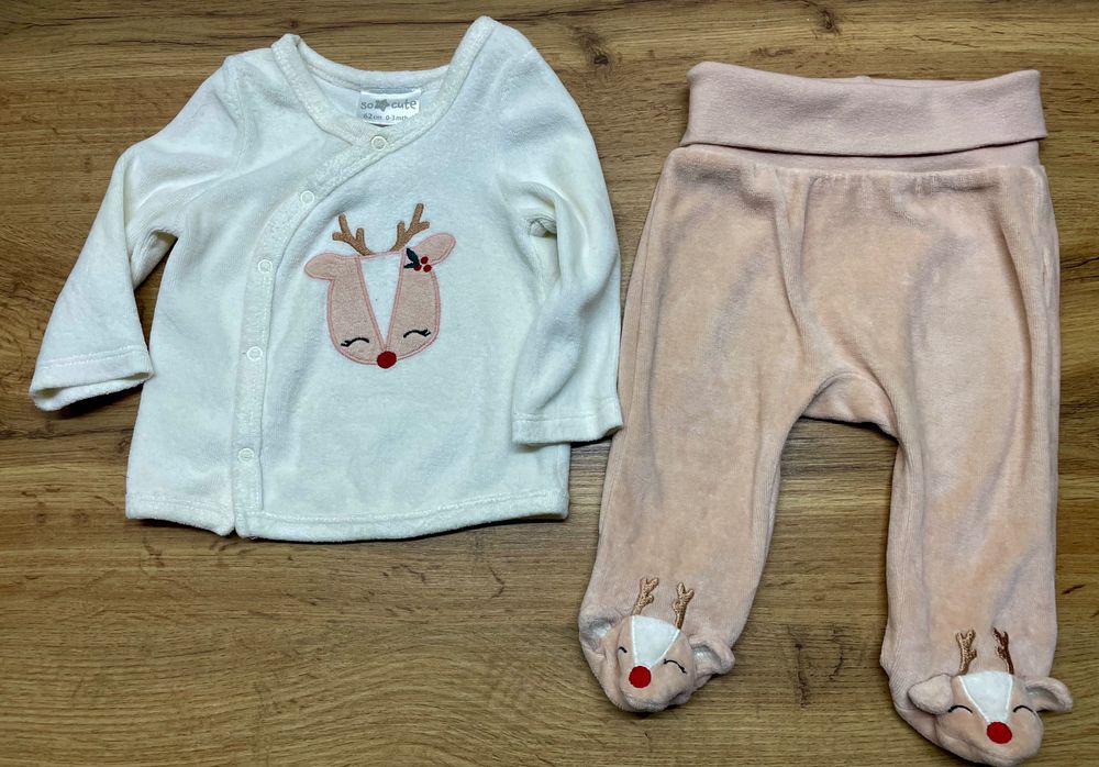 Святковий костюм на дівчинку 62 см (0-3 місяці)