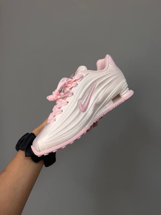 Кросівки Nike Shox R4 Peark Pink Foam premium | Кроссовки Найк жіночі