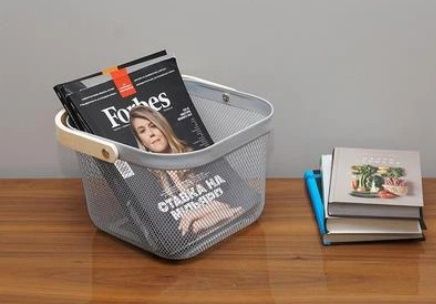 Корзина Икея Рисаторп Ikea Risatorp серая
