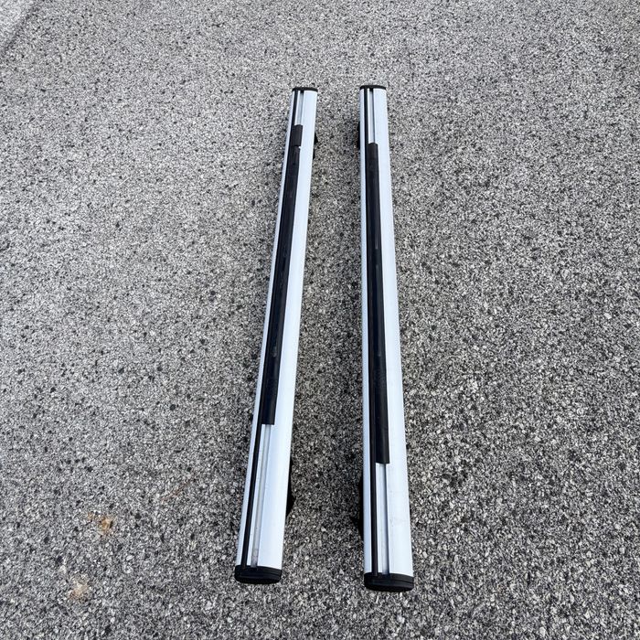 Barras Tejadilho Alumínio Aerodinâmicas Atera 122cm (Completas