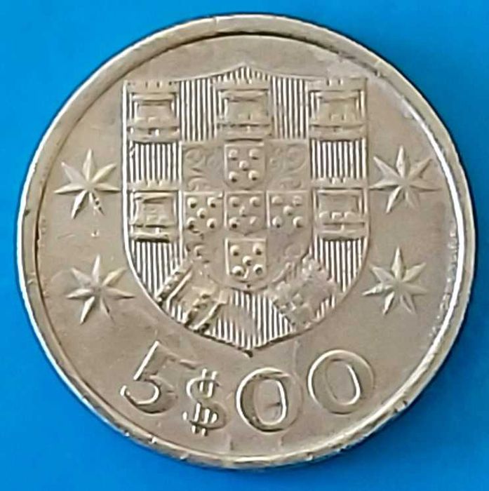 5$00 de 1973 Republica Portuguesa