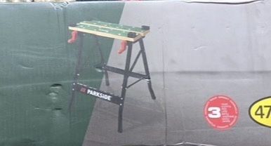 Stół roboczy i zaciskowy Parkside