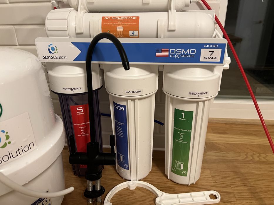 Filtr wody Odwrócona osmoza RO7 + Biocera jonizator