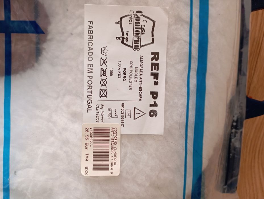 Almofada anti-escare núcleo