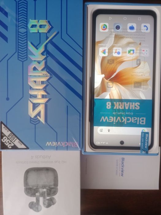 Новий 8/256Gb Blackview Shark 8 смартфон, телефон LTE