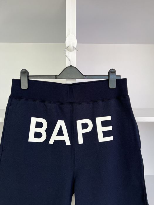 Шорти Bape Logo Navy Shorts оригінал