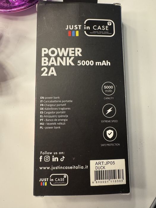 Nowy PowerBank Just in Case 5000 mAH okazja