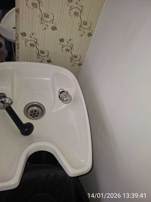 Rampa de lavagem cabeleireiro