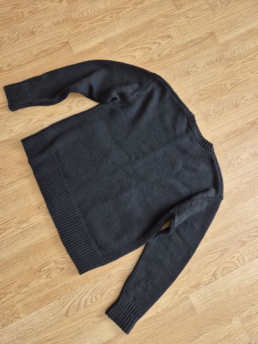 Czarny sweter zara z dodatkiem wełny S